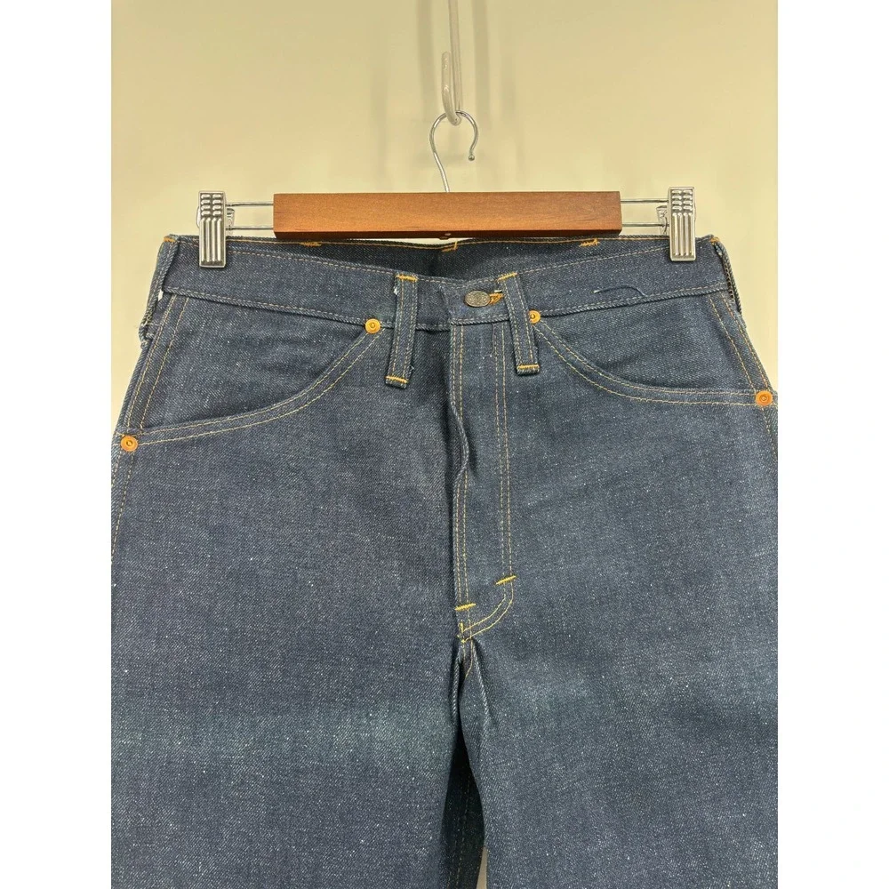 Dee Cee Flare Jeans Mens 29x36 Indigo Blue Denim Dark Wash Retro Vintage NWT